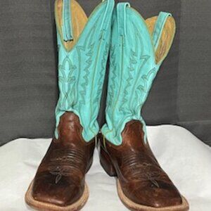 James Montague Boot.   Teal in color.  Size 6.5